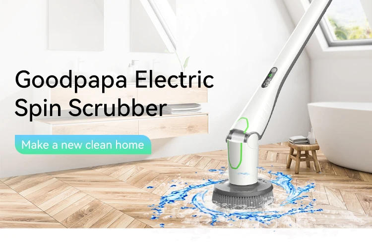 Description Picture 3 of itemHigh Quality Control spin scrubber spin scrubber bathroom cleaning brush spin scrubber