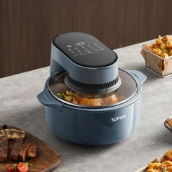 Visible air fryer 5L large capacity oil-free steam fryer intelligent household air fryer airfryer machine