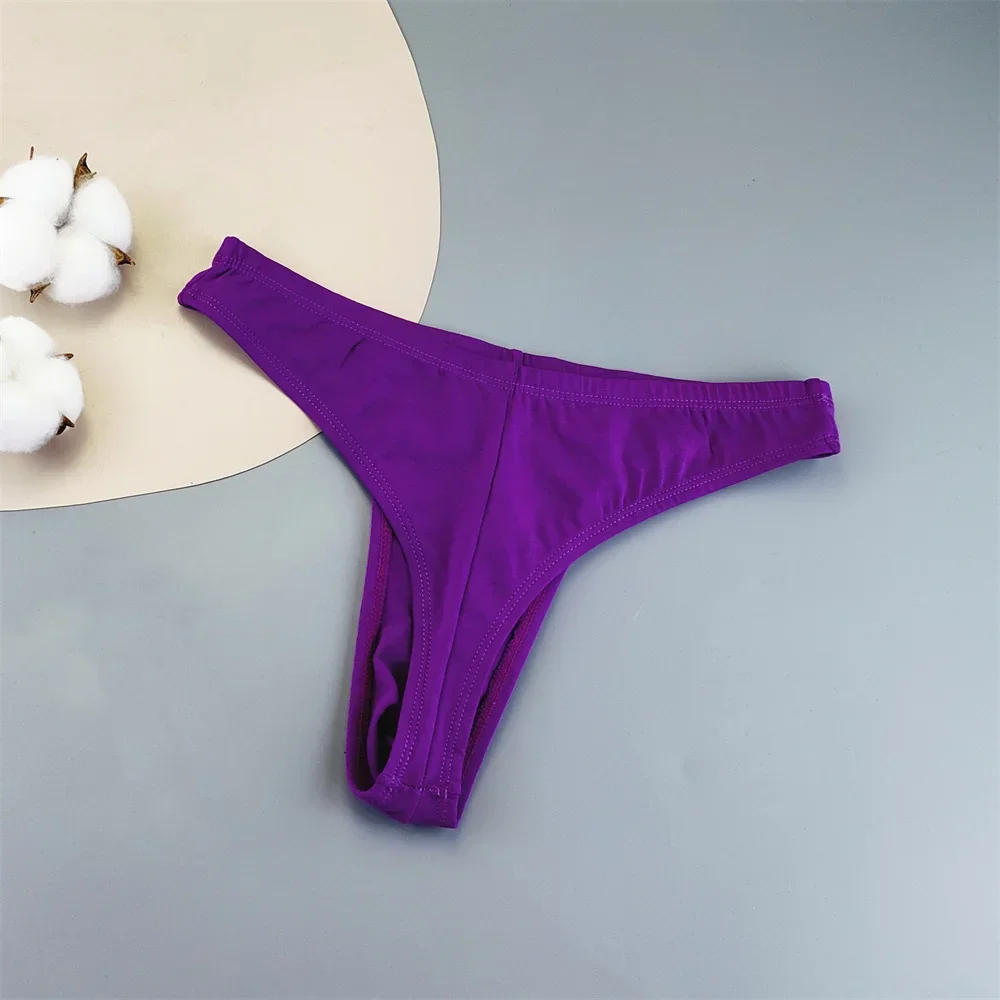 Description Picture 4 of itemSexy Thongs Underwear for Men Bikini Briefs Shorts BIG U-convex Pouch G-string Lingerie Low Waist Pink Male Underpants