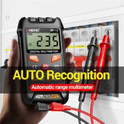 Portable M113 Intelligent Mini Multimeter Digital 1999 Counts AC/DC Voltage Meter Ohm NCV Measuring Instruments Electricity Tool