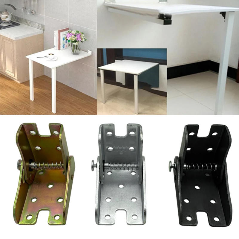 Description Picture 4 of item90 Degree Self-Locking Folding Hinge Sofa Bed Dining Table Lift Support Connection Cabinet Hinges Furniture Hardware