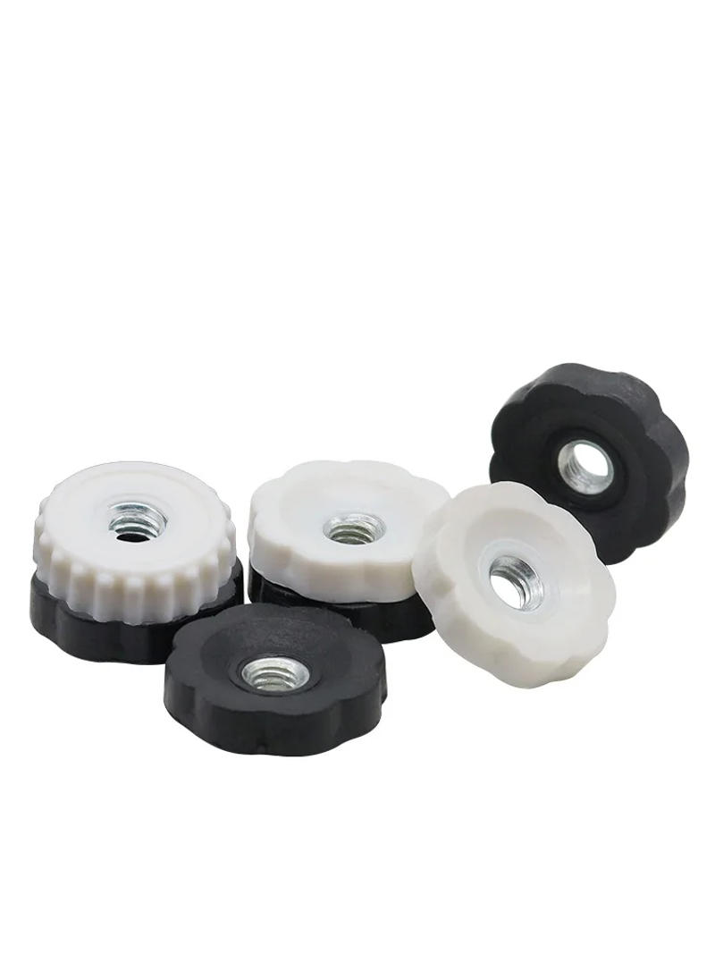 Description Picture 5 of itemM4 Plastic Adhesive Head Straight Grain/Patterned Through-Hole Manual Adjustment Knob Nut