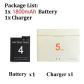 1 Battery 1 charger