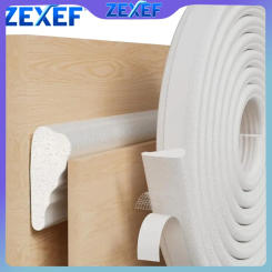 ZEXEF Window Self Adhesive Reduce Noise Wedge Weather Strip Soundproof Windproof Window Gap Light Blocking Sealing Strip