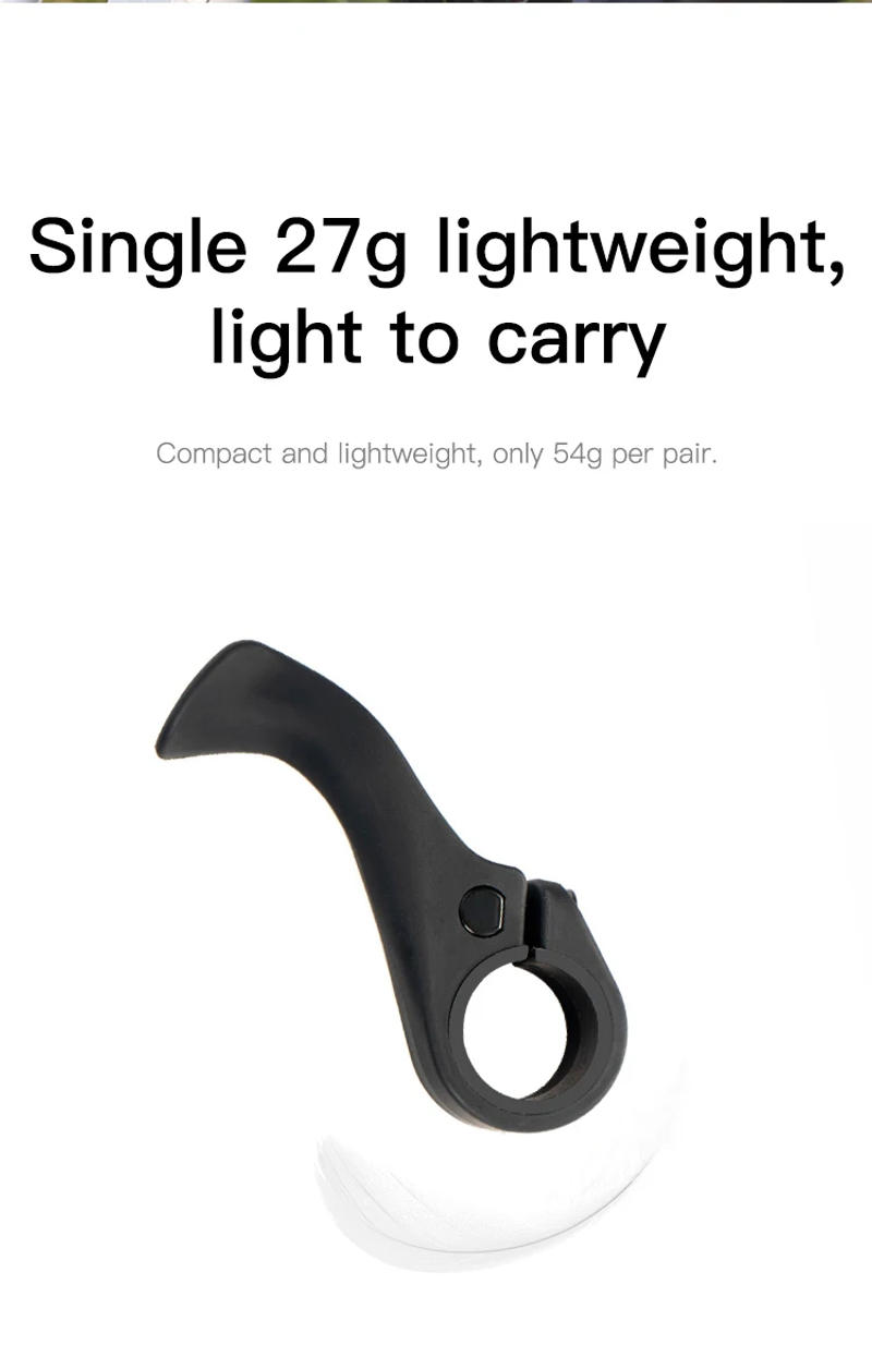 Description Picture 3 of itemMountain Bike Handlebars Thumb Black Grips Bicycle Handle Thumb Force Rest Grip Comfort And Shock Absorption Bike Accessories