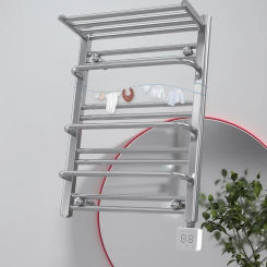 Intelligent electric towel rack, household bathroom, intelligent heating and drying rack