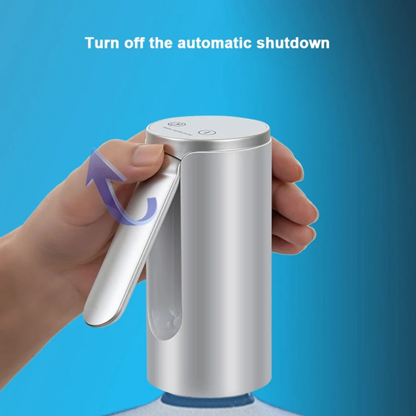 Description Picture 5 of itemTouch Screen Bucket Water Pump, Automatic Water Dispenser, Electric Folding Water Pump, Quantitative Water Outlet Durable White