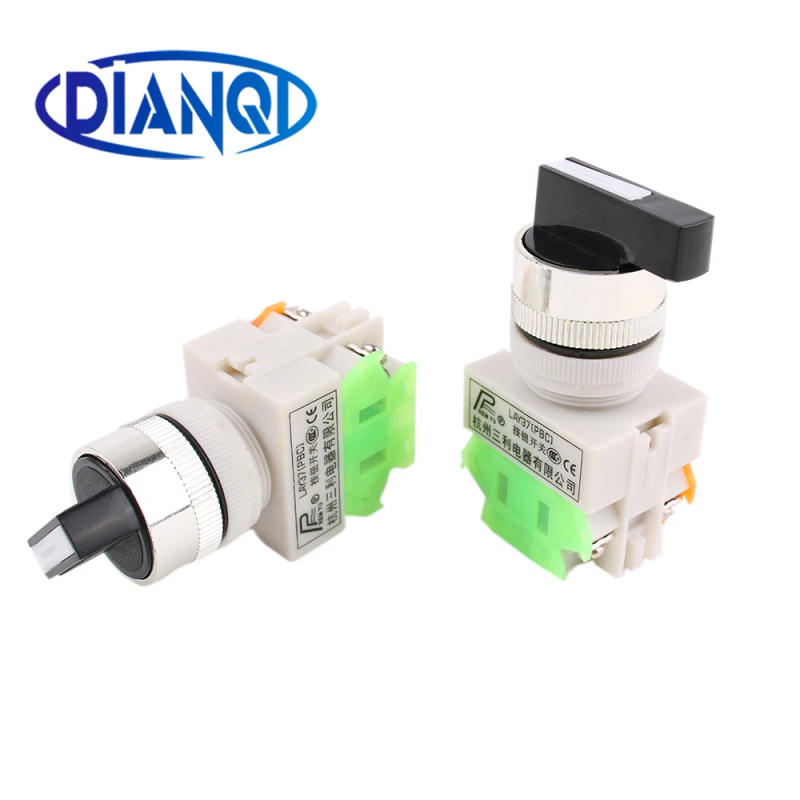 Description Picture 5 of item1PC LAY37 11y2 lay7-11y/2 Plastic Key Rotary Select Switch 2/3Positions Push Button Switch 2NO 1NO1NC For CNC Machine 10A