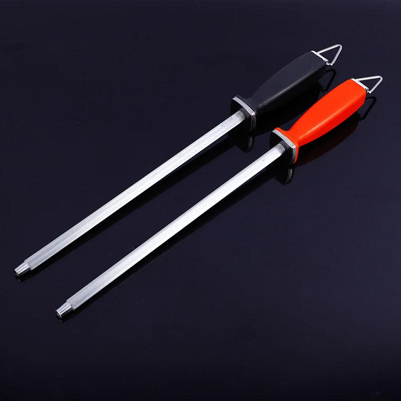 Description Picture 2 of itemDiamond Sharpening Rod Tungsten Steel Carbon Steel  Kitchen Gadgets Slaughterhouse Butcher Ceramic Household Knife Sharpener