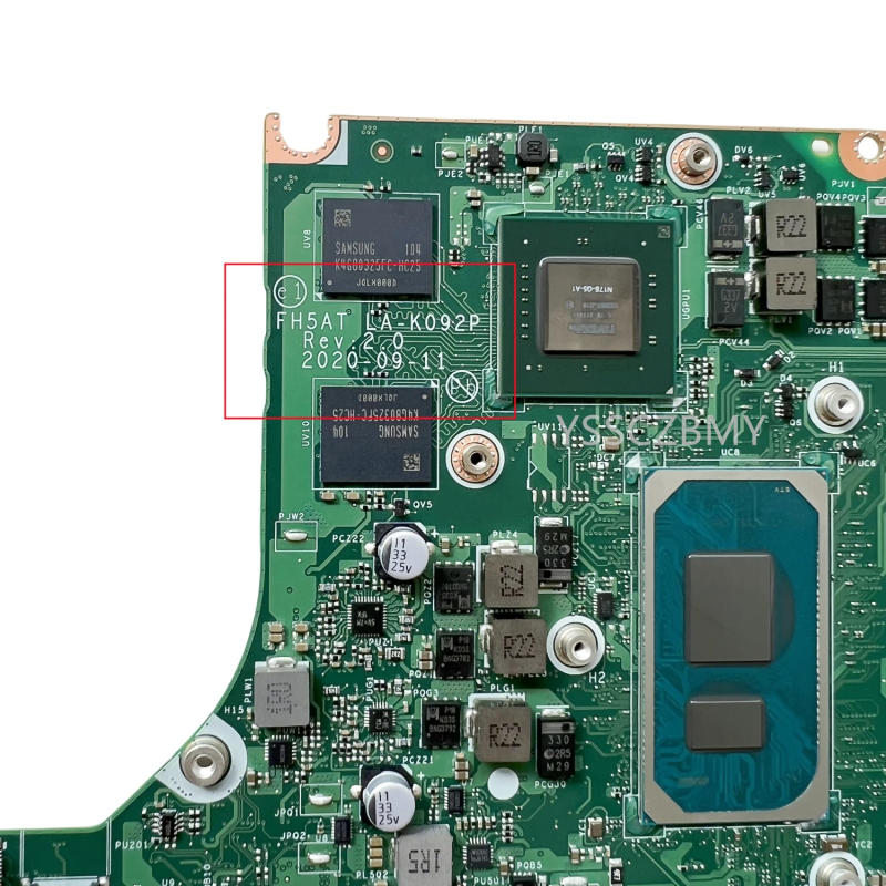 Description Picture 6 of itemFH5AT LA-K092P Mainboard For Acer Aspire A514-54 A514-54G Laptop Motherboard with CPU i3 i5 i7 GPU MX350 2GB DDR4 100% test work