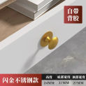 Home Wardrobe Door Pull Stainless Steel Drawer Single Hole Door Handle Sliding Door Window Cabinet Without Punching Pull Hot