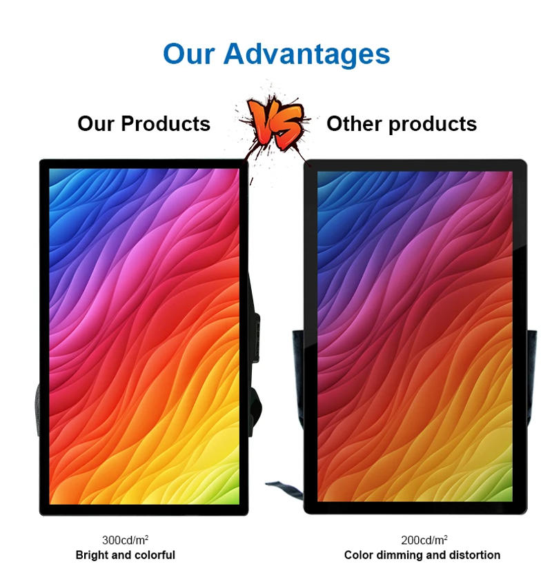 Description Picture 2 of item21.5 Inch Waterproof Portable Backpack Billboard High Brightness Outdoor Advertising LCD Display Android 7.1 Multi-Media Player