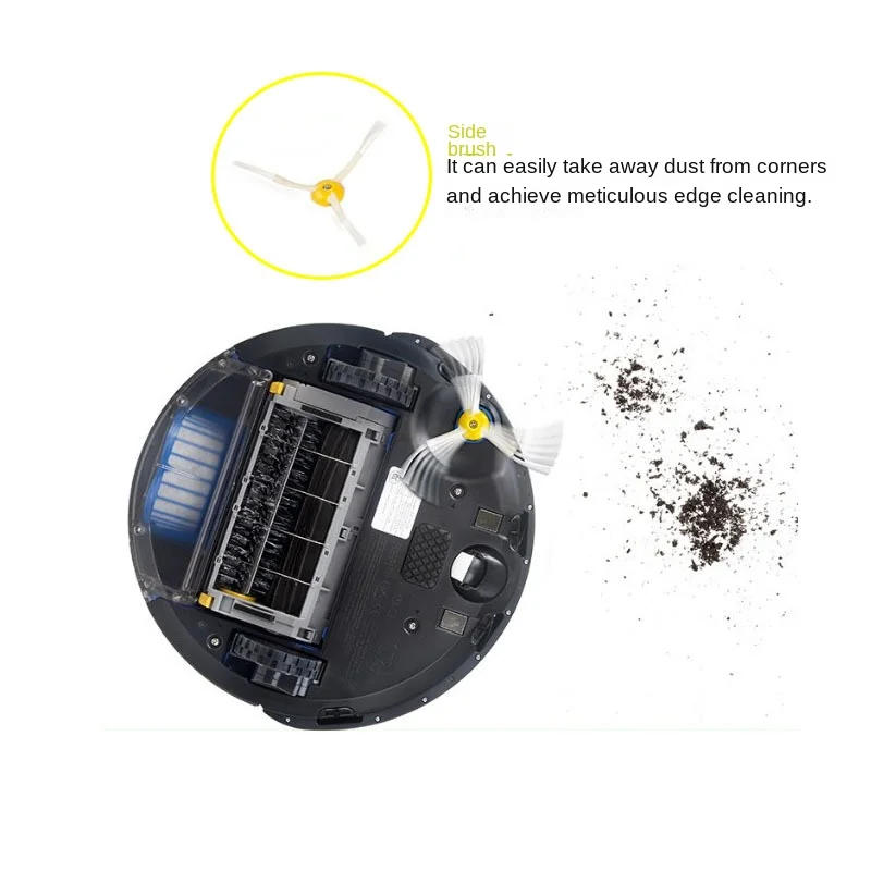 Description Picture 6 of itemFor IRobot Roomba 675 650 690 600 Series Accessories Spare Parts Vacuum Cleaner Replacement Kit Bristle Side Brush HEPA FILTER