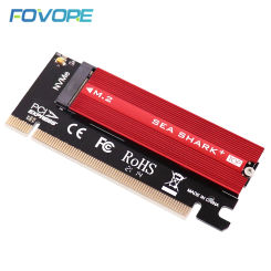 M2 M Key NVMe SSD  PCIe Adapter M.2 2230 2242 2260 2280 PCI e 3.0 Converter Card Support X16