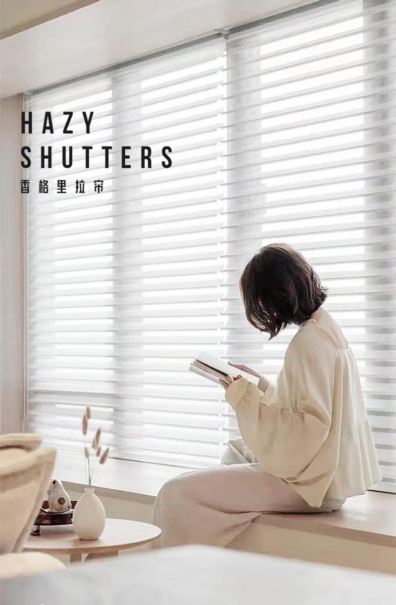 Description Picture 2 of itemCurtain living room, soft gauze bedroom, electric shutter curtain study, blackout roller  toilet