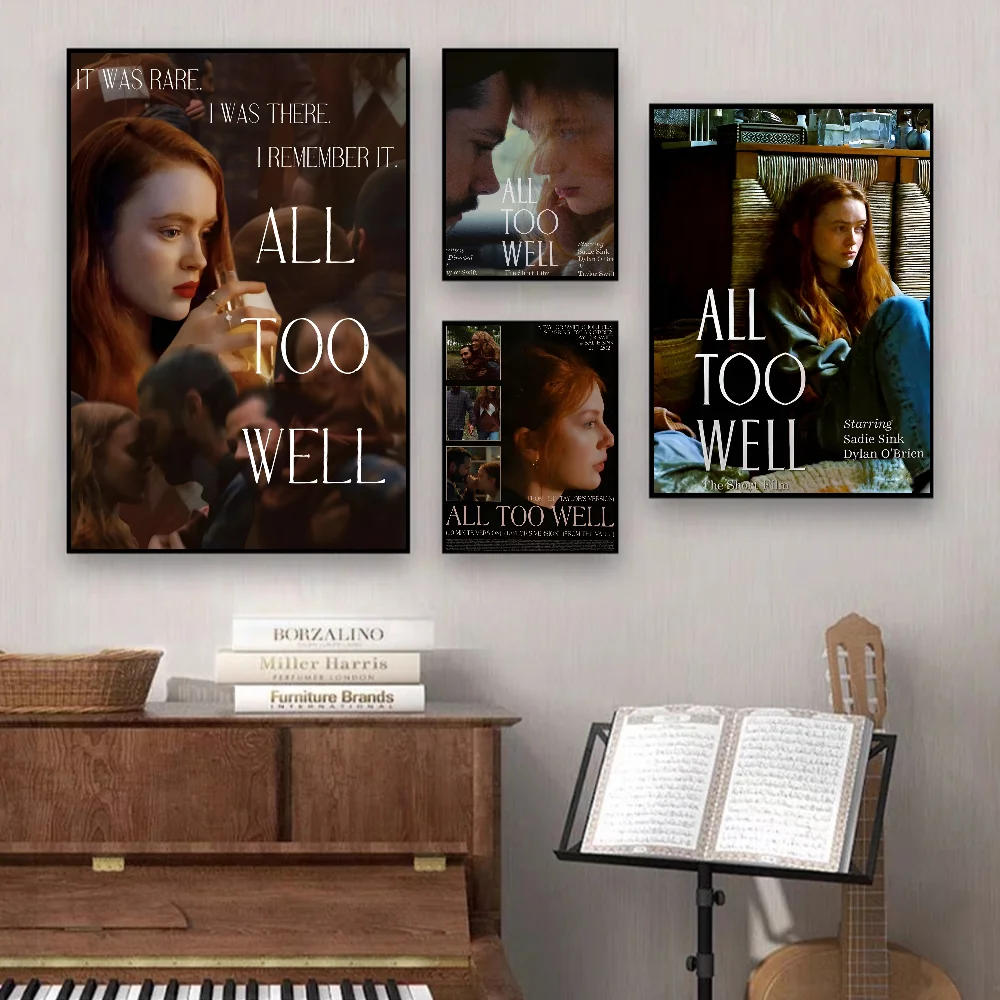 Description Picture 6 of itemShort Film All Too Well Lyrics Memorial DIY Sticky Poster Waterproof Paper Sticker Coffee House Bar Home Decor