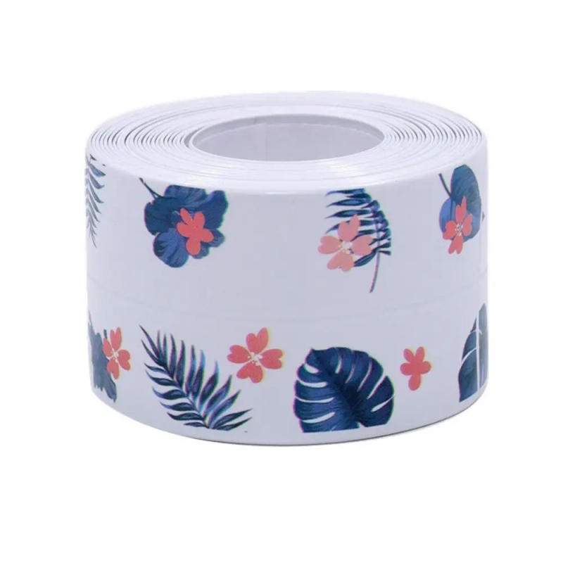 Description Picture 4 of itemAnti Mold Kitchen Sink Waterproof Tape Fashion Self Edge Self Adhesive Printed Stickers Seal Gap PVC Sealing Strip Wall Corner
