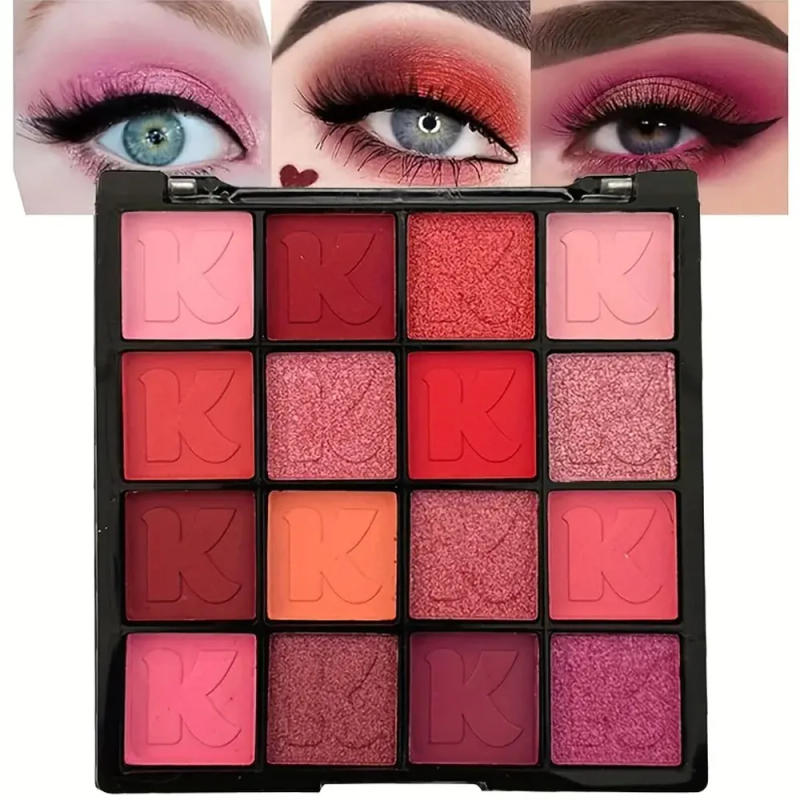 Description Picture 2 of item16 color eye shadow palette - high color rendering, dynamic stage makeup, dramatic appearance, create eye makeup