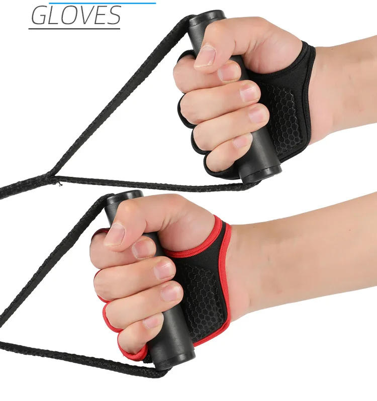 Description Picture 5 of itemGym Gloves for Men Women Fitness Weight Lifting Wristband Gloves Body Building Training Sports Exercise Cycling Glove Shockproof