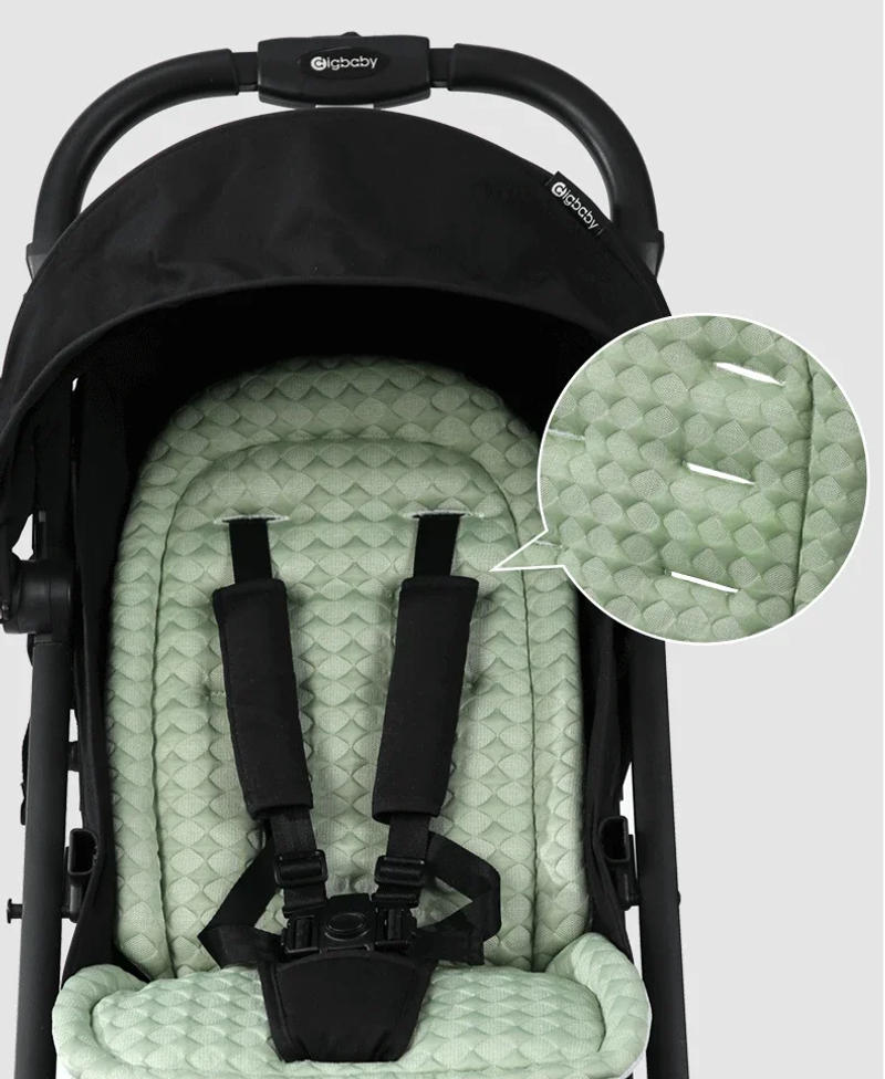 Description Picture 4 of itemInfant Stroller Cooling Pad Baby Pushchair Cushion Summer Breathable Cool Liner Mat Reusable Strollers Washable Pad Kids Chair