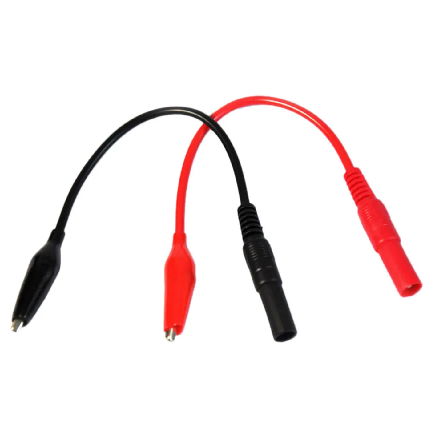 Description Picture 5 of item2pcs (1 red + 1 black)MultiMeter Test Lead & Alligator Crocodile Clip Electrical Clamp For Meter Testing Probe