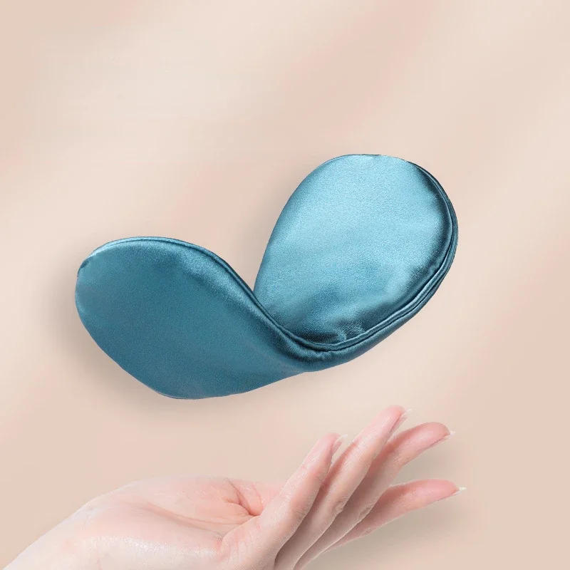 Description Picture 4 of item안대 Imitation Silk Sleeping Eye Mask Travel Rest Eyemask Aid Cover Pad Soft Blindfold Relax Massager Improve Sleep Better Tools