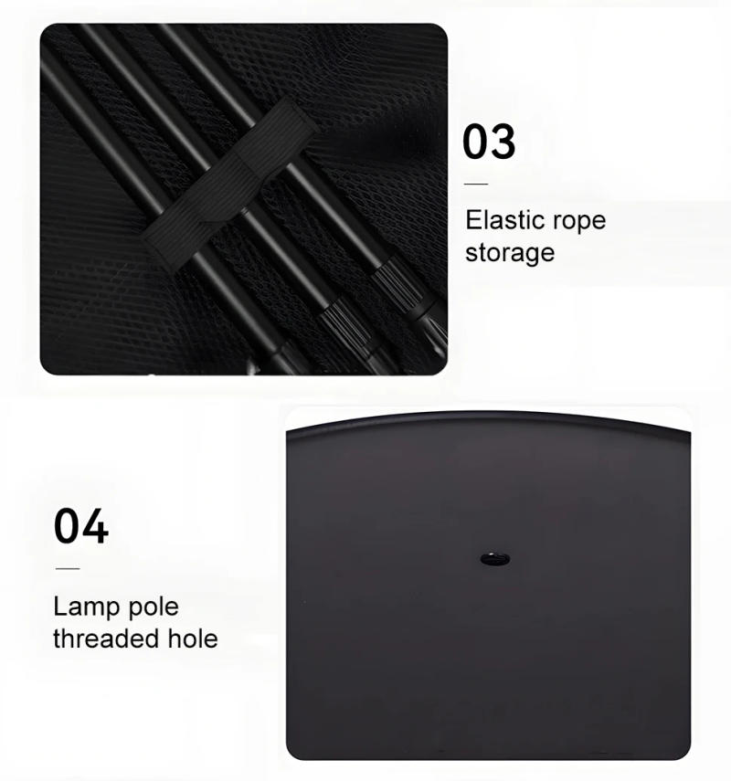 Description Picture 6 of itemWESTTUNE Folding Small Round Table Lightweight Portable Picnic Garden Table Aluminum Alloy Coffee Table, Tea Table, Dining Table