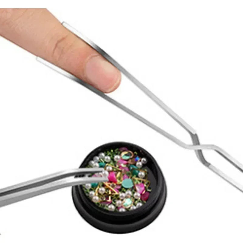 Description Picture 4 of itemAcrylic Nail C Curve Pincher Pinching Tool Clamp Shaping Tweezers Nails Extension Clips UV Gel Extend Nail Tips Manicure Tools