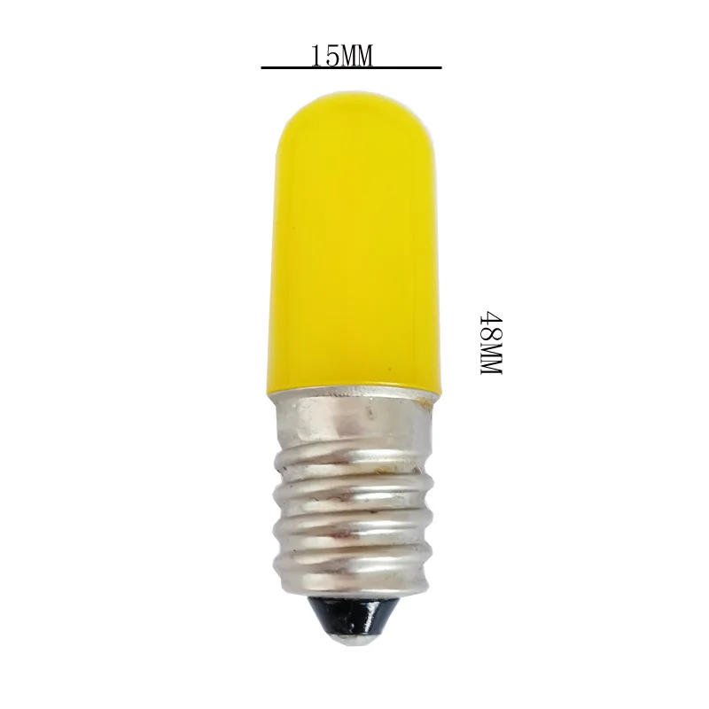 Description Picture 4 of itemMini 2W LED Filament Bulb T15 E12 E14 COB LED Freezer Lamp Red Green Blue Yellow Cool/Warm White Light for Microwave Oven
