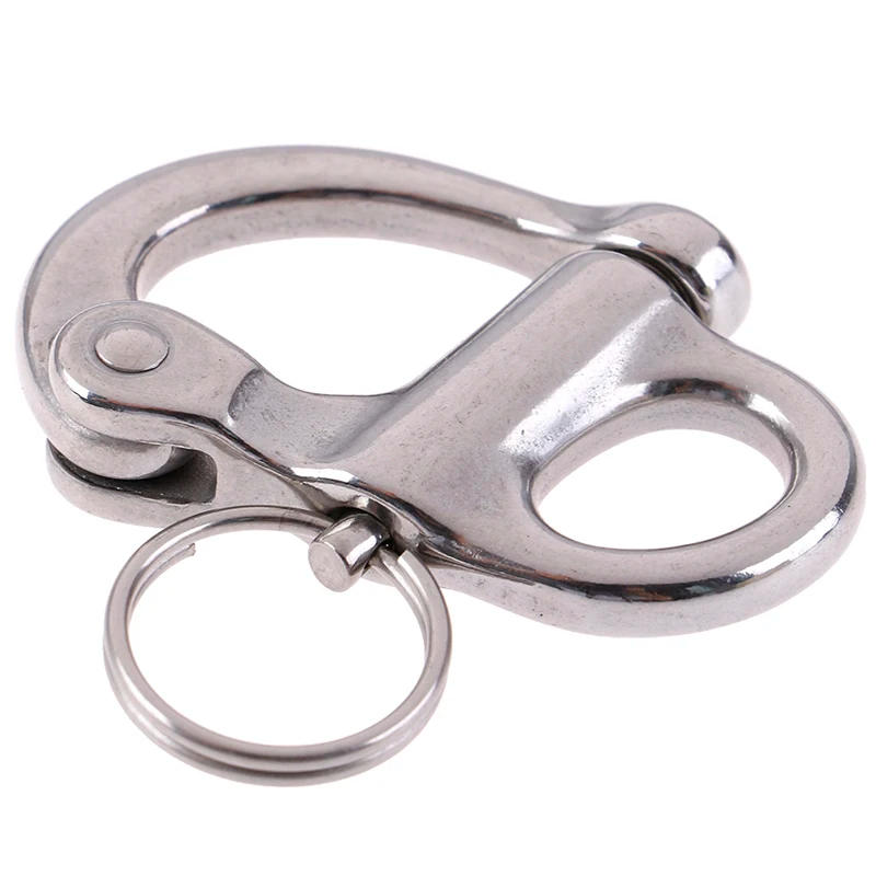 Description Picture 4 of item316 Stainless Steel Rigging Sailing Fixed Bail Snap Shackle Yacht Outdoor Living