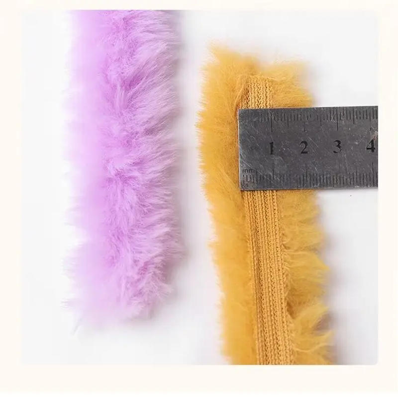 Description Picture 4 of item1Pc 100g Super Chunky Fur Yarn for hand knitting fuffly soft warm Crochet line to knit sweater coat Scarf Hat long plush threads