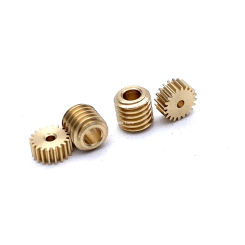 Precision Mini Turbine Worm Gear 0.2M 20/30 Teeth 0.8/1/2/3mm DIY Car Model Deceleration 90-Degree Right Angle Transmission Gea