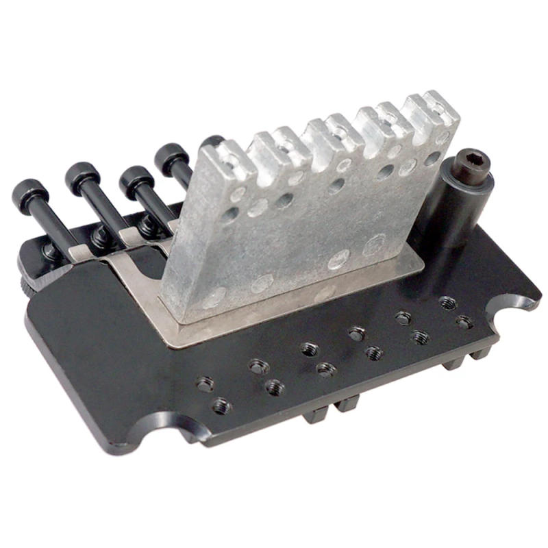 Description Picture 4 of item6 String Double Roll Tailpiece Saddle Tremolo Bridge System for Electric Guitar Replacement