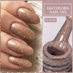 LILYCUTE 7ML Glitter Gel Nail Polish Sparkling Semi Permanent UV Gel Polish Soak Off Shinning Gel Varnish For Nail Art Manicure