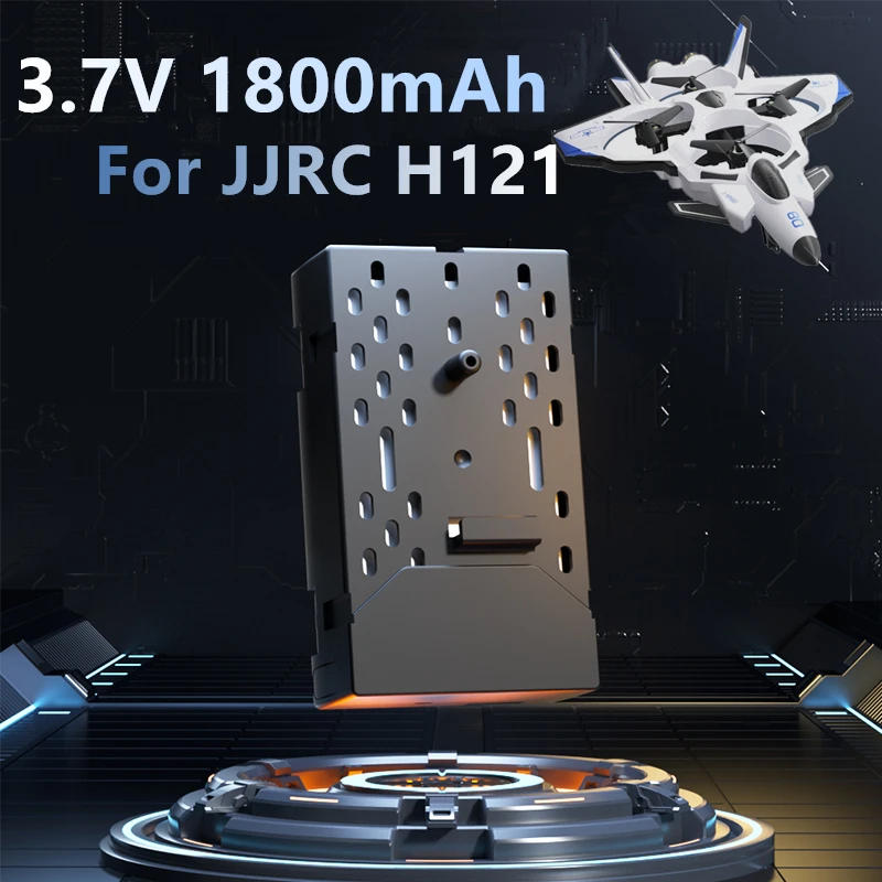 Description Picture 2 of itemDrone Battery For JJRC H121 Original Battery 3.7V 1800mAh RC Foam Fighter Plane Spare Parts H121 Drones Accessories