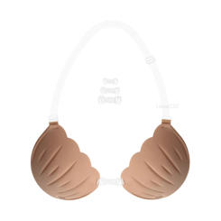 Thick Sticky Invisible Push Up Bra Adhesive Women Lift Bras Backless Wedding Underwear Silicone Lingerie Tops 3D Cups Bralette