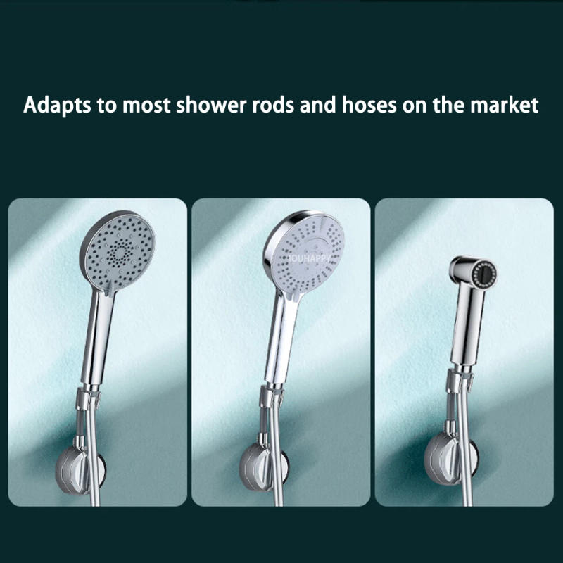 Description Picture 6 of itemAdjustable Shower Head Holder Nozzle Handheld Holder Punch-Free Multi Angle Rotation Suction Cup Holder Bathroom Accessories