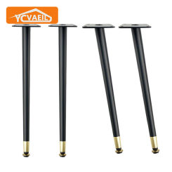 4Pcs/Set Adjustable Furniture Legs Metal Tapered Sofa Cupboard Cabinet Stool Chair Table Feet Replacement Legs Height 10-40cm