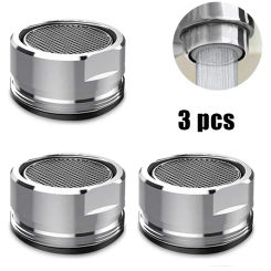 New Faucet Aerator Splash Guard Reduces Noise Replaceable Filter Replacement Kitchen Mixed Nozzle M24 3 Pieces