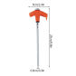 5pcs Orange 25cm