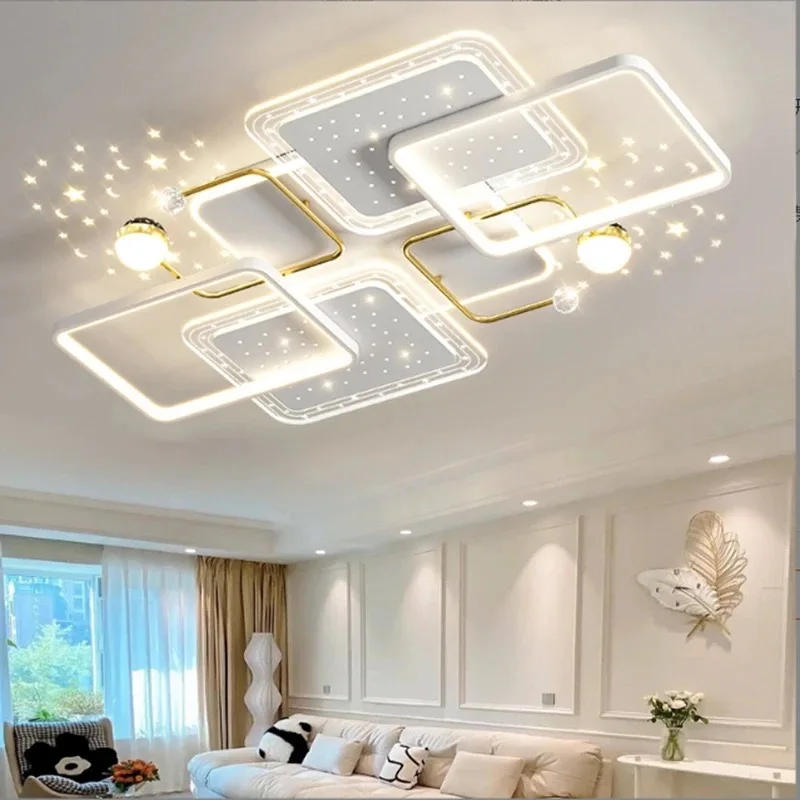 Description Picture 5 of itemLuxury Living Room Ceiling Lamp Originality Intelligent LED Bedroom Restaurant Chandelier Modern Indoor Decorate Luminaires