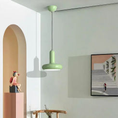 Macaron Small Pendant Lamp Modern Cream Style Bedroom Bedside Lamp Fashionable and Simple Restaurant Bar Table Lamp