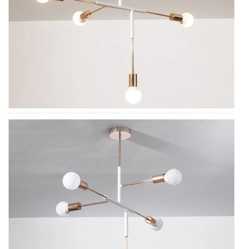 Description Picture 5 of itemNew Modern Pendant Lights Bed Room Industrial Lamp Nordic Lamp Hanging Lights Luxury Bedroom Light Dining Room E27 Pendant Lamp