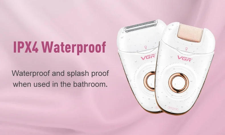 Description Picture 5 of itemVGR Hair Remover Professional Epilator Rechargeable Women Epilator Electric 3 in 1 Lady Epilator Plastic Shaver for Women V-739