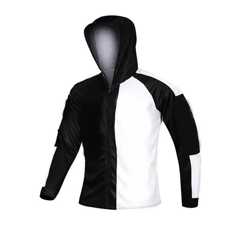 Description Picture 6 of item2024 Summer Men Hooded Long Sleeve Performance Fishing Shirts Jersey Fishing UV Hoodies Fishing Clothing
