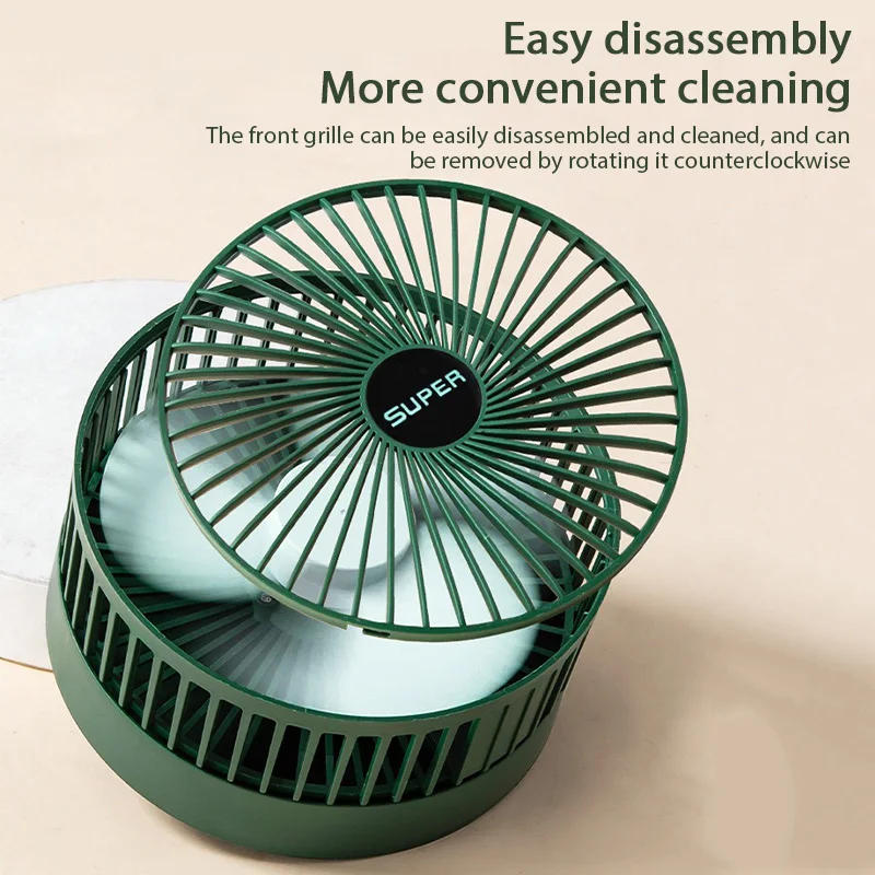 Description Picture 6 of itemUSB Foldable Electric Fan Cold air Portable Indoor Outdoor ventilador Mini Home Cooling Table Fan Camping Desktop Air Cooler fan