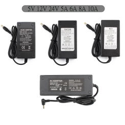AC TO DC Universal Adapter Power Supply 5V 12V 24V 5A 6A 8A 10A LED Lighting Transformer 9V 15V 5A 36V 48V 2A LED Driver 60W