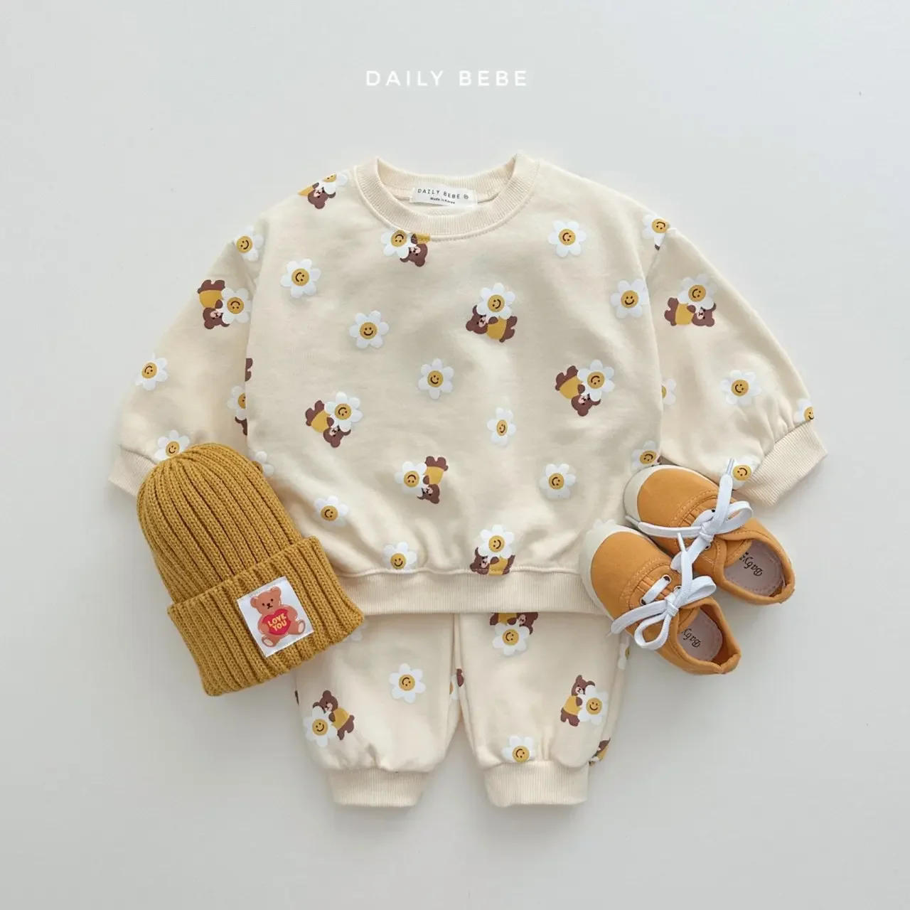 Description Picture 4 of itemSpring Autumn Baby Girl Boy Long Sleeve Clothes Set Toddler Sweatshirts+ Pants Two Piece Outfits Infant Newborn Clothing Outfits