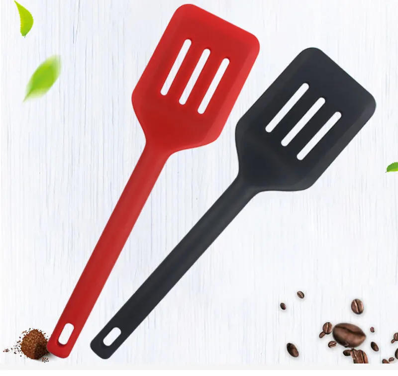 Description Picture 3 of itemFood Grade Heat-Resistant Non-Stick Silicone Turner Spatula Cooking Shovel For Egg Burgers Pizza Pancake Steak