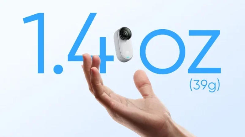 Description Picture 2 of itemInsta360 GO 3S - 4K Tiny Portable Vlogging Camera,Hands-Free POVs, Mount Anywhere,Stabilization,10m Waterproof